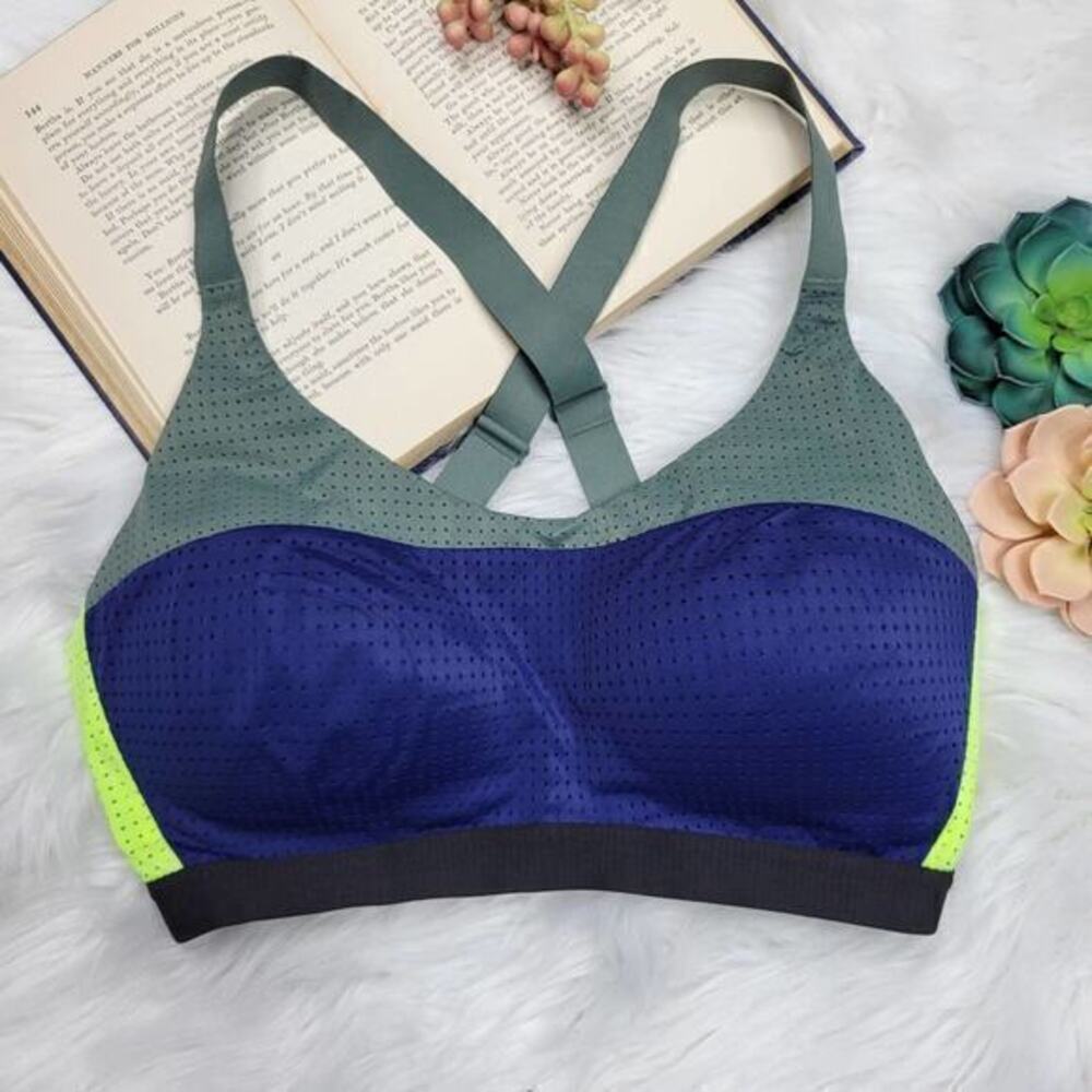 Victoria's Secret Blue and Green Sports Bra